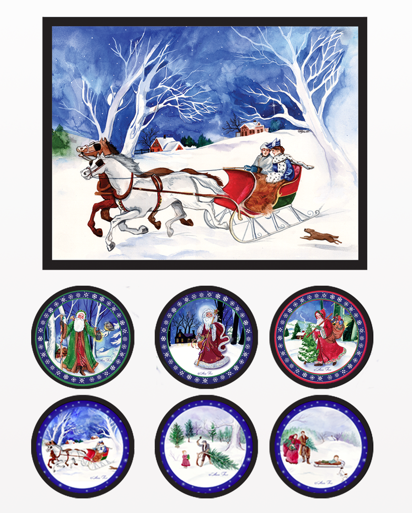 ChristmasWinter Glassmasters Stained Glass Studio