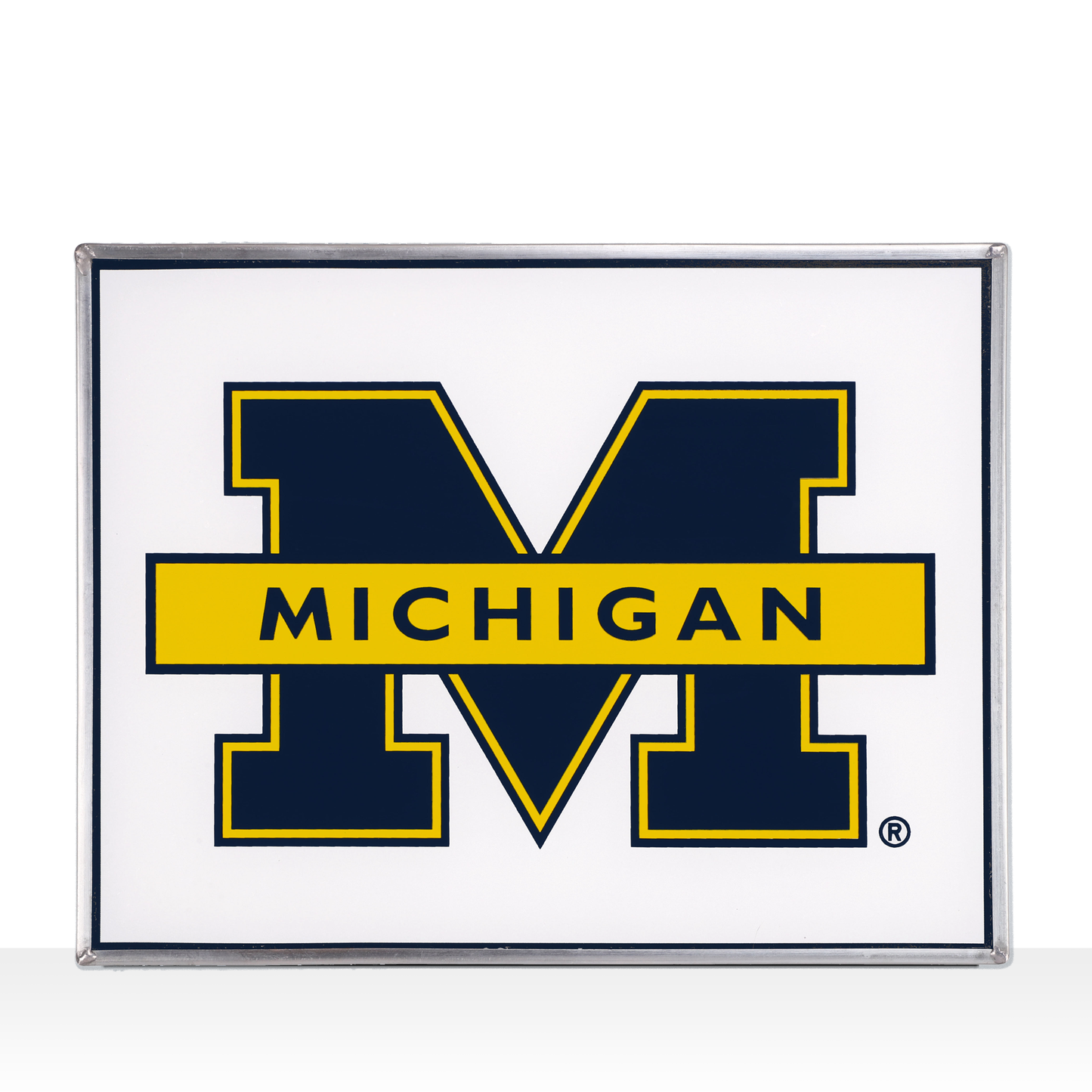 University of Michigan Logo glass tableau
