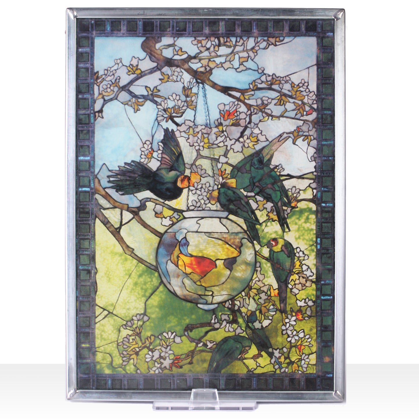 GM2001 - Tiffany Parakeets and Goldfish