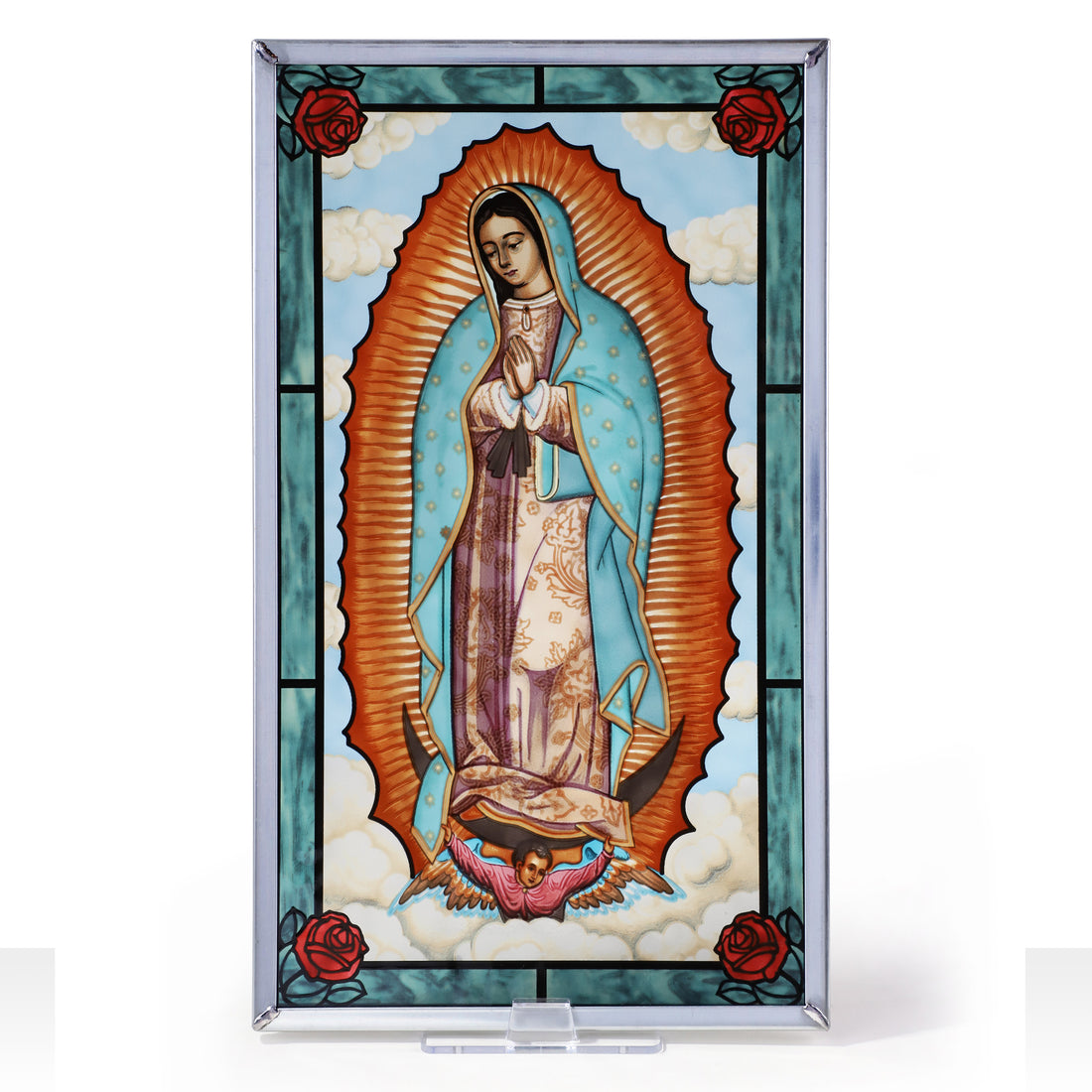 Our Lady of Guadalupe Glassmasters Stained Glass Studio GlassmastersStainedGlassStudio