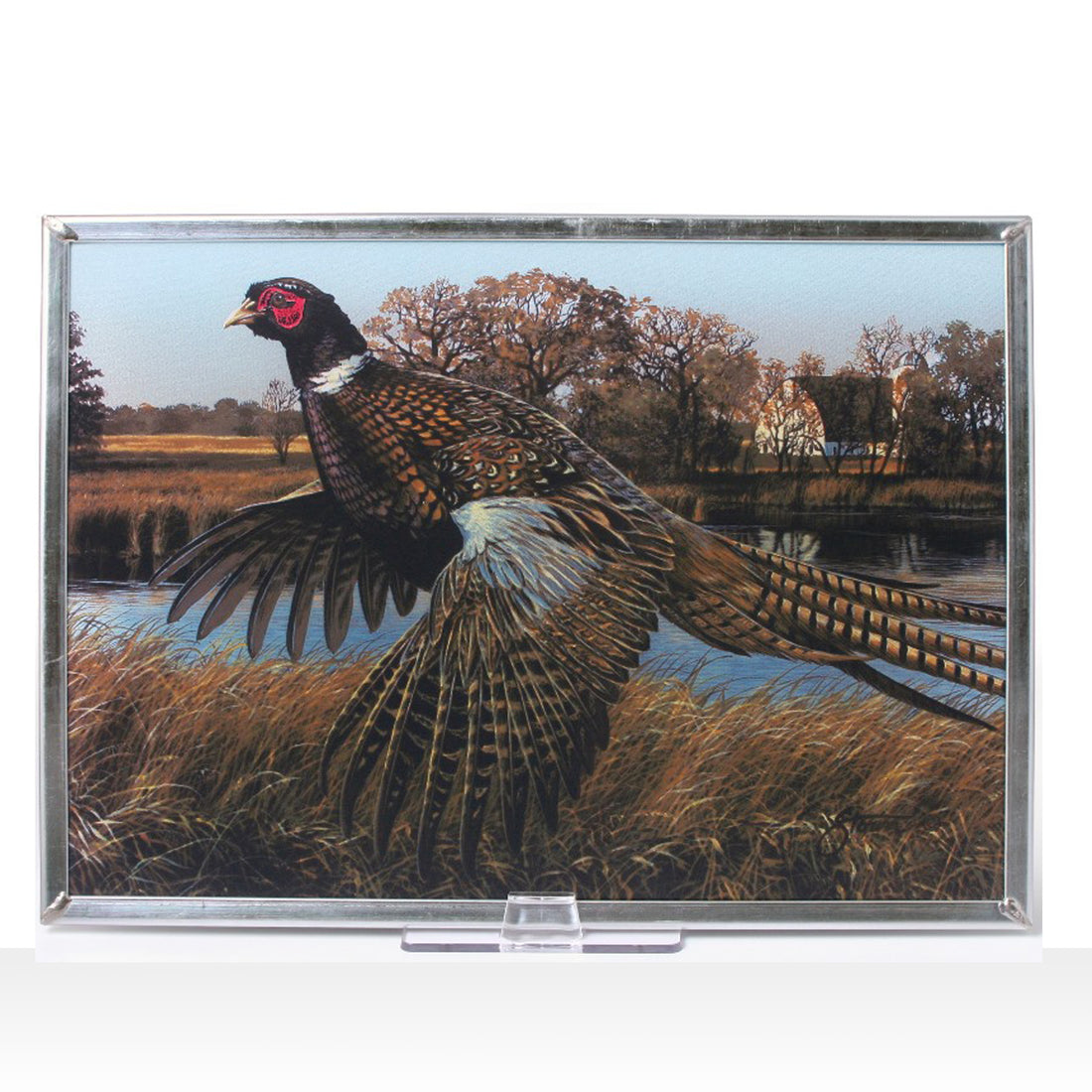 Behind the Barn Pheasant Glassmasters Stained Glass Studio GlassmastersStainedGlassStudio